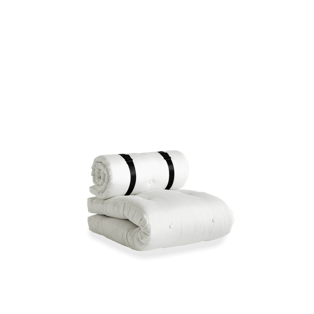 Buckle-Up Outdoor Lounging Mattress White