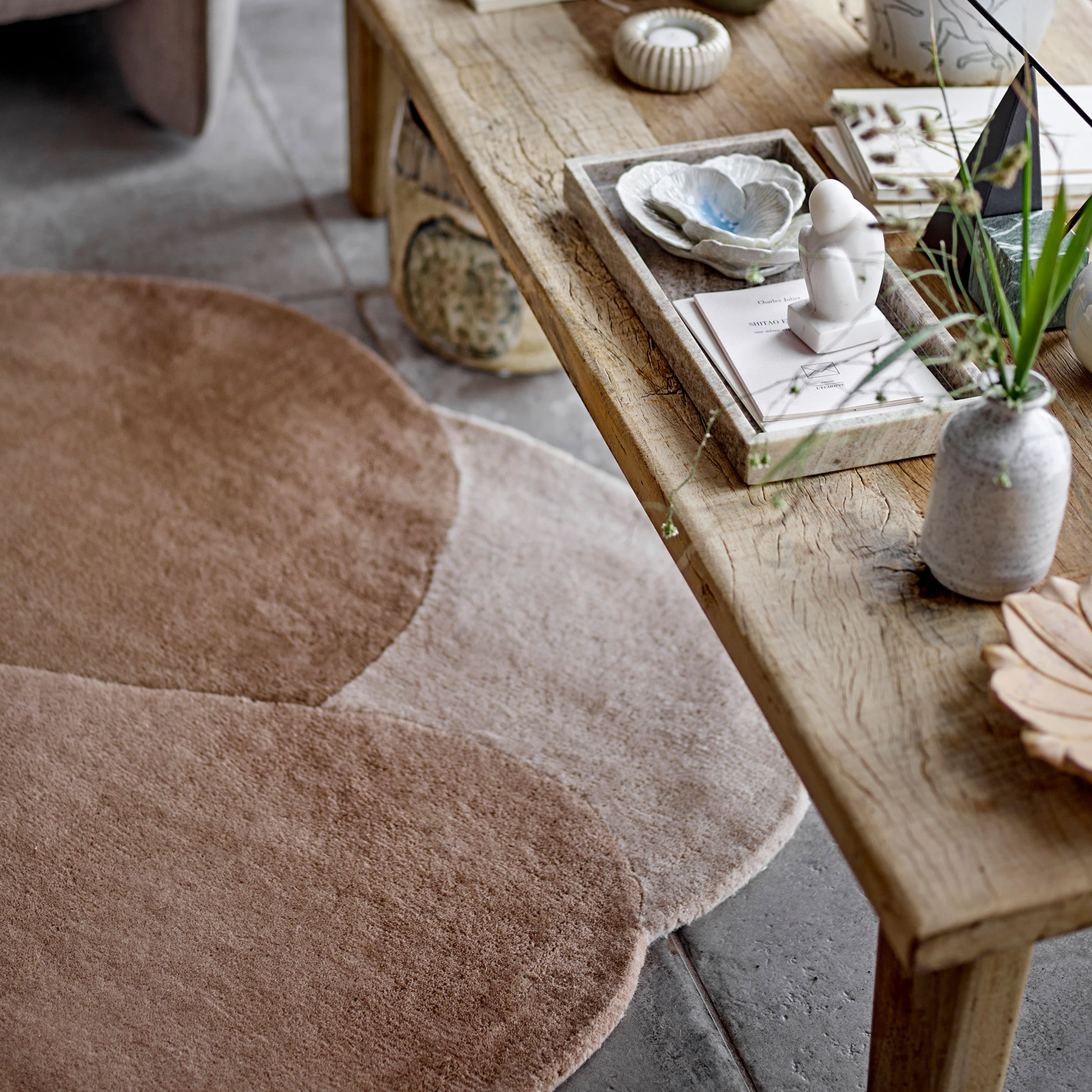 Denton Rug Brown 140x110