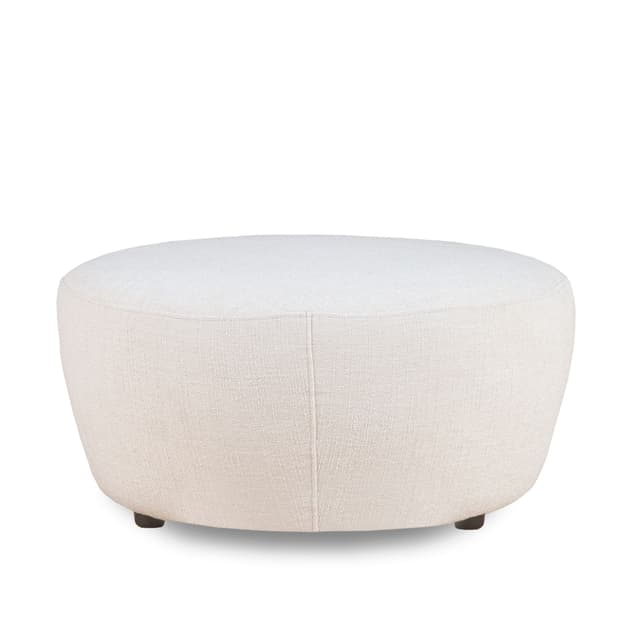Moon Hocker Bouclé Beige 80cm