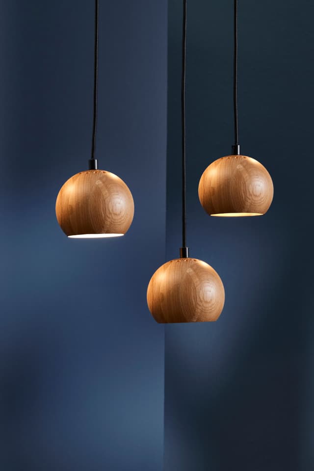 Ball Deckenlampe Eiche Ø12