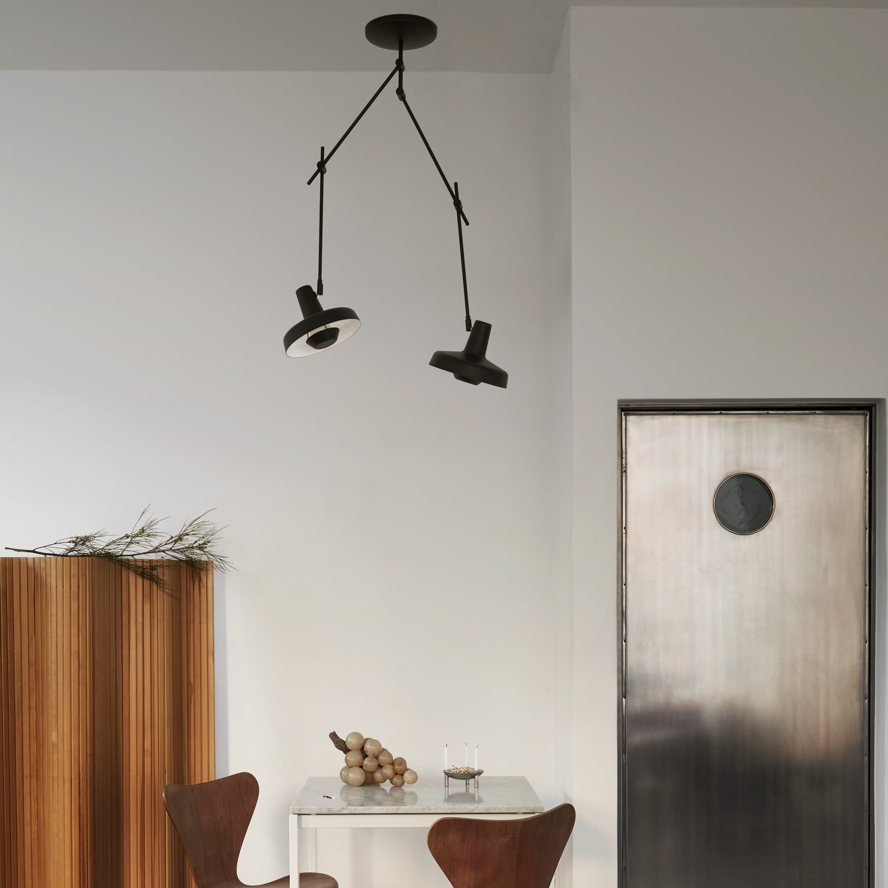 Arigato Ceiling Lamp Double White