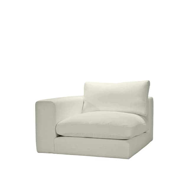 Capri 1-Sitzer-Sofamodul mit linker Armlehne Beige 107cm