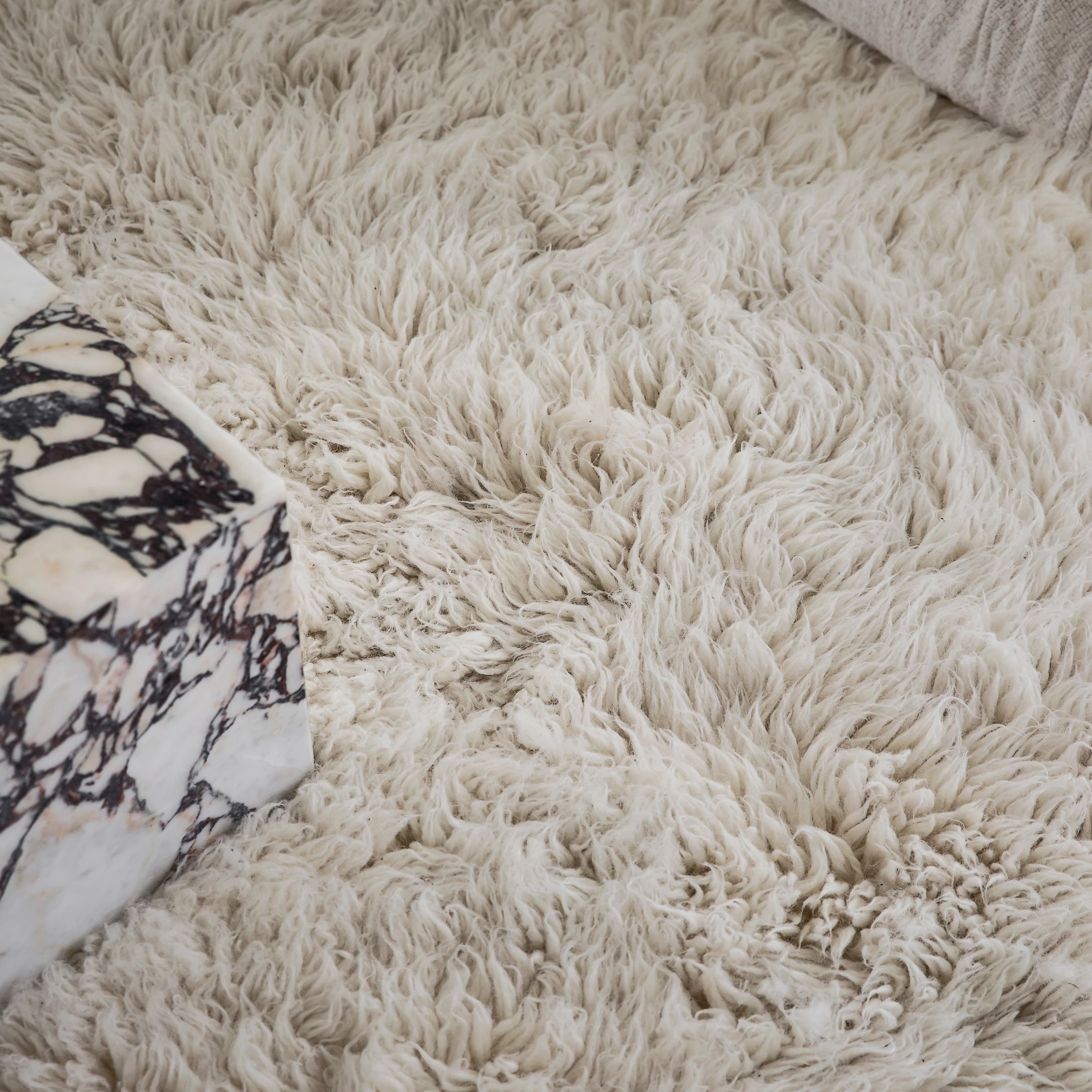 Fluffy Flokati-Teppich 140x200 cm