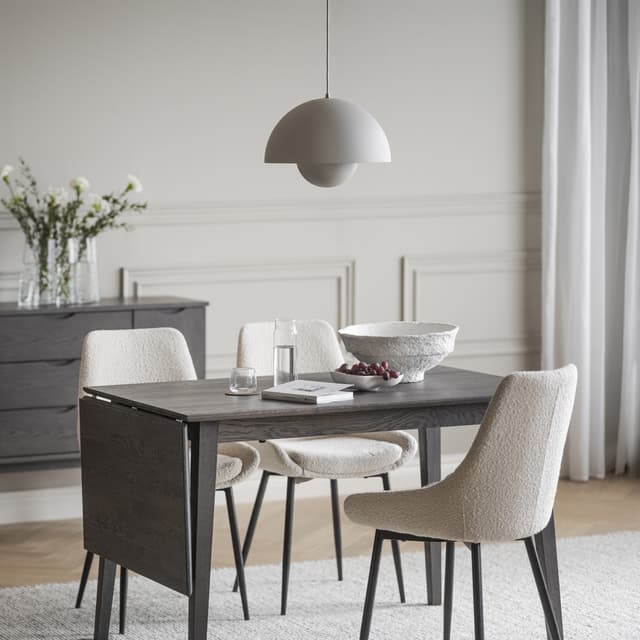 Filippa Folding Table Dark Brown Oak 120cm
