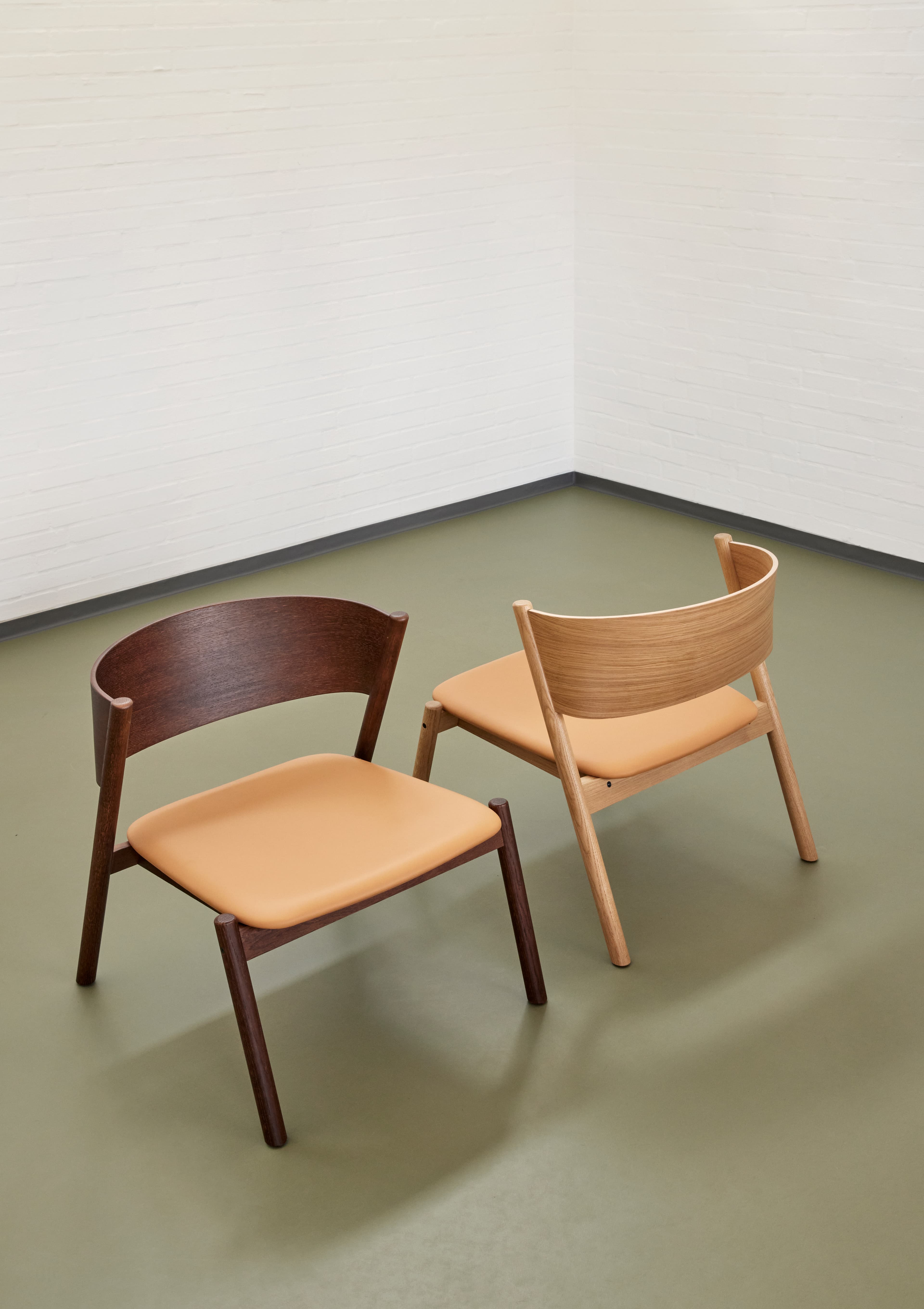 Oblique Lounge Chair Natural