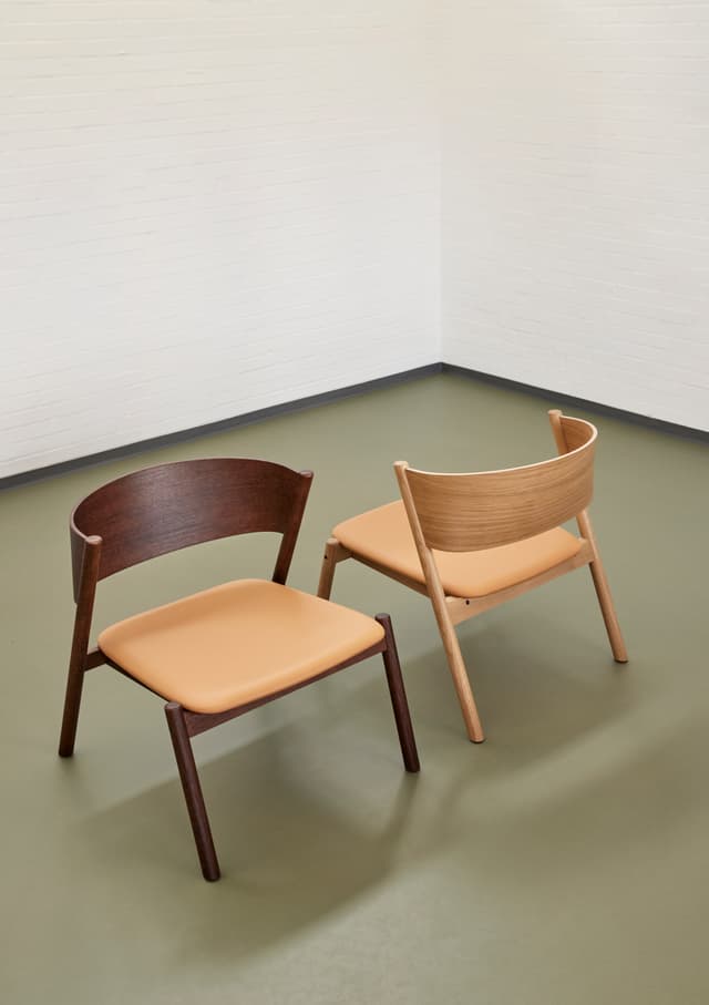 Oblique Lounge Chair Natural