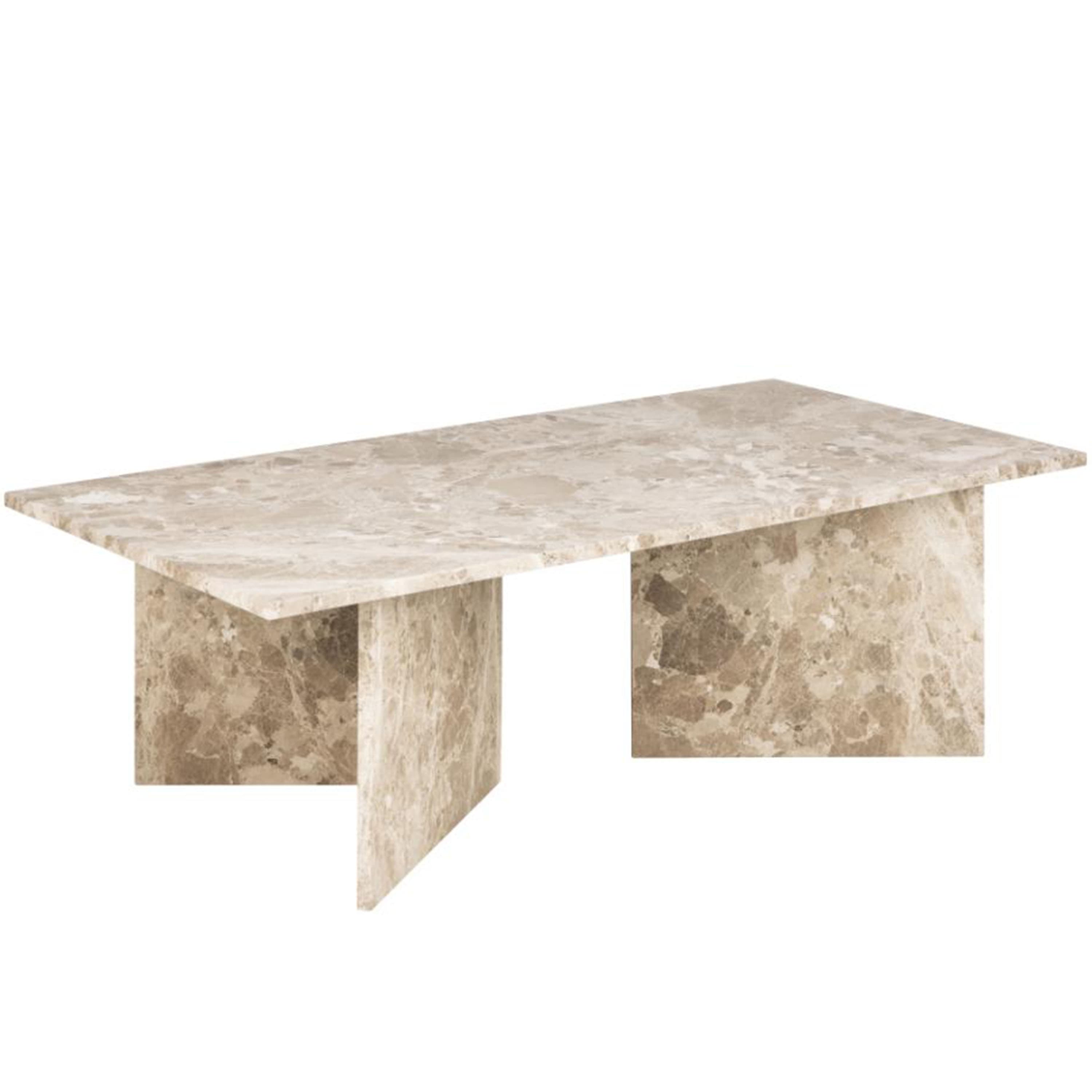 Ilex Couchtisch Beige Marmor 140cm