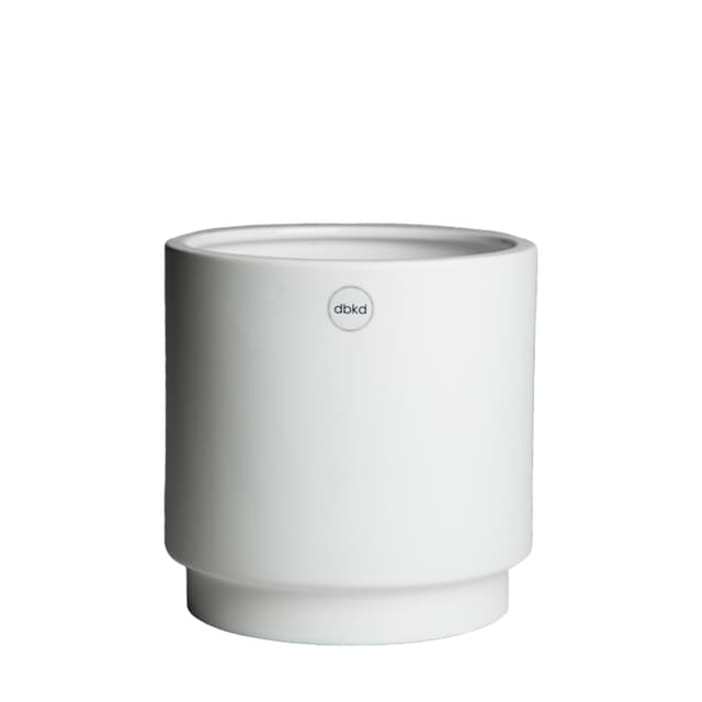 Solid Pot White Medium