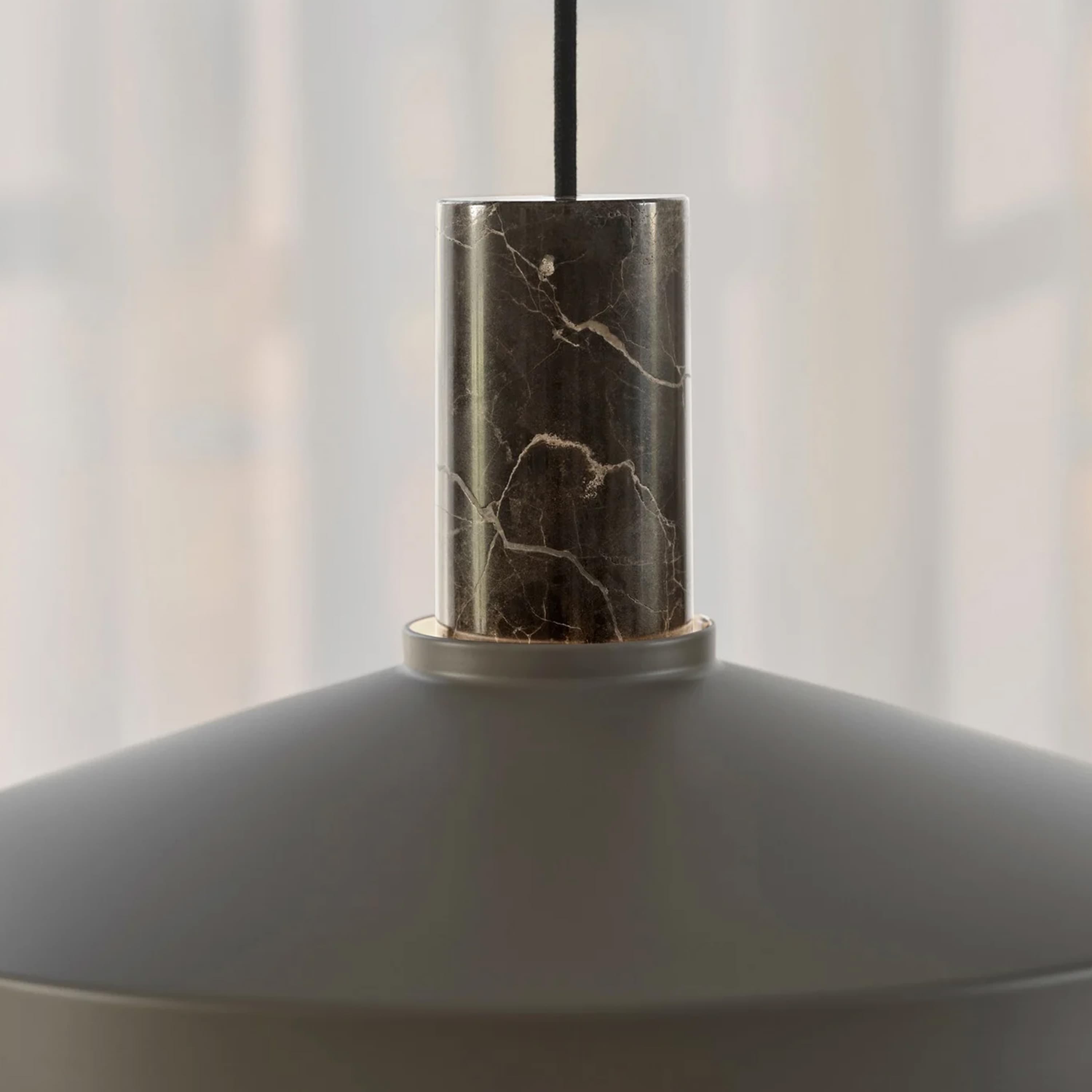 Elvas marble Ceiling Light Brown Ø37