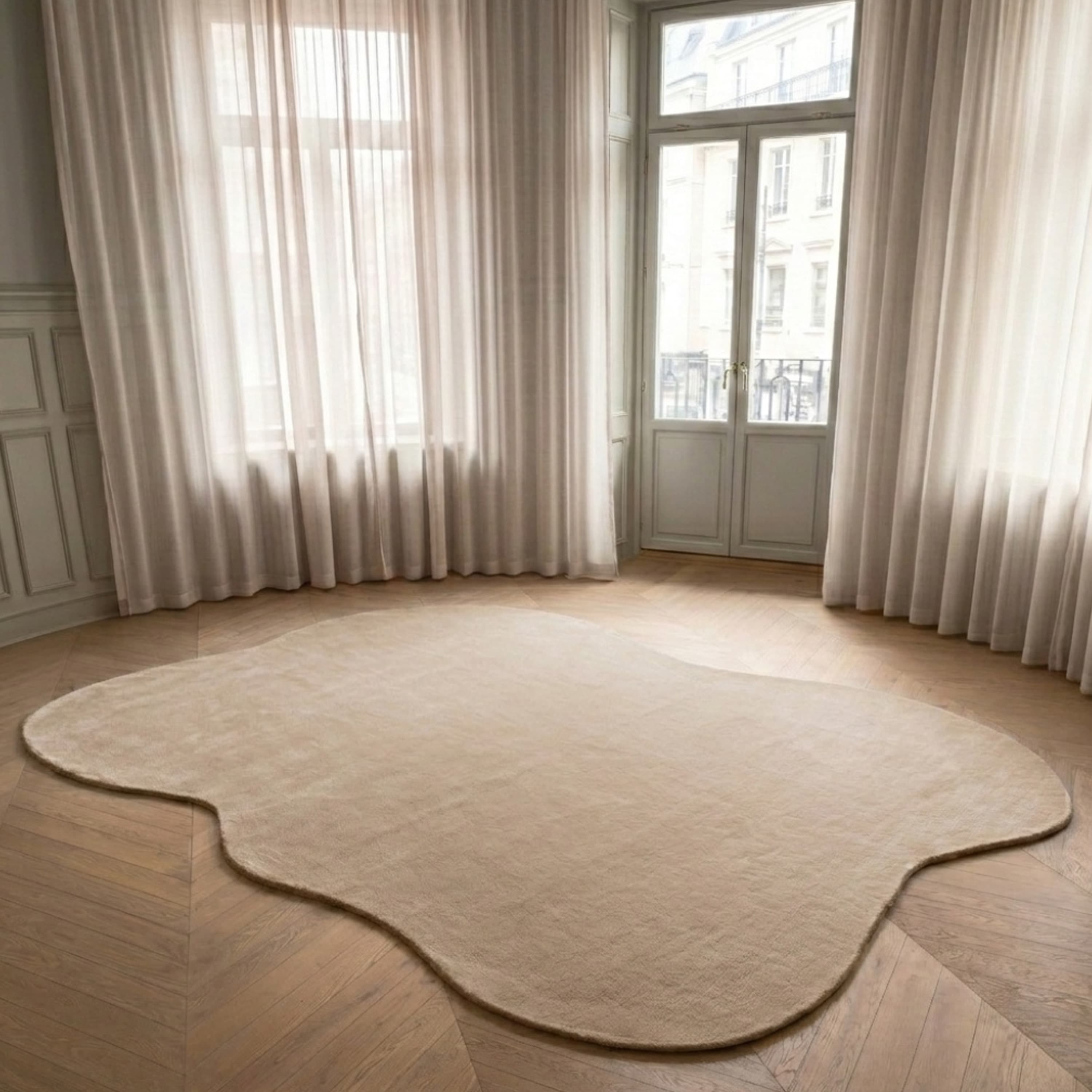 Stormi Ullteppich Beige 250x350