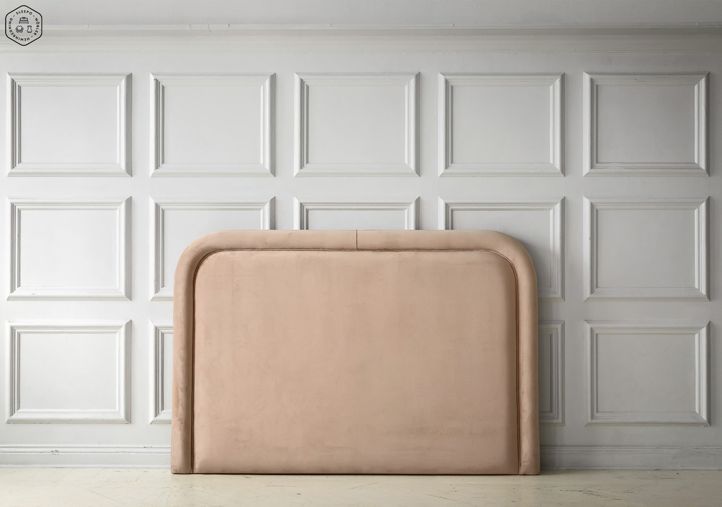 Celine Headboard Velvet Beige 160cm