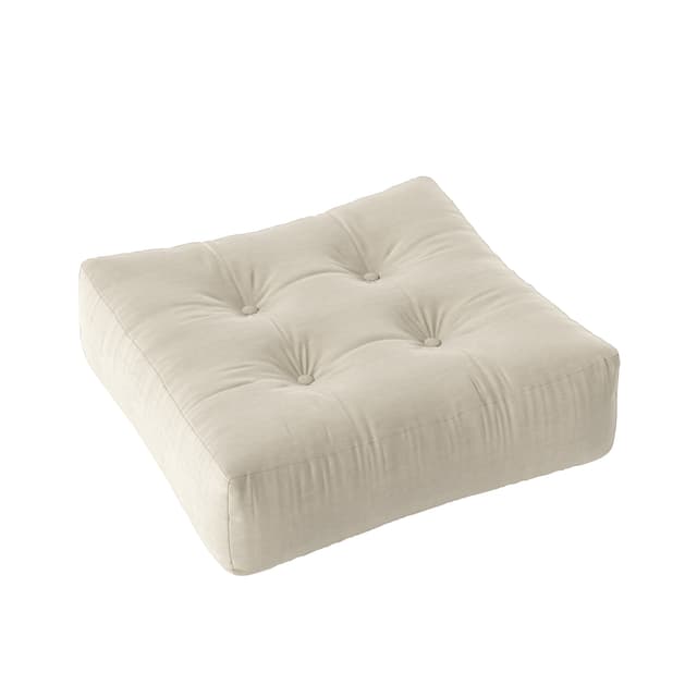 More Sitzpuff Beige 70x70cm