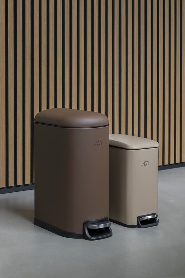 Walther Pedal Bin Brown 10 L