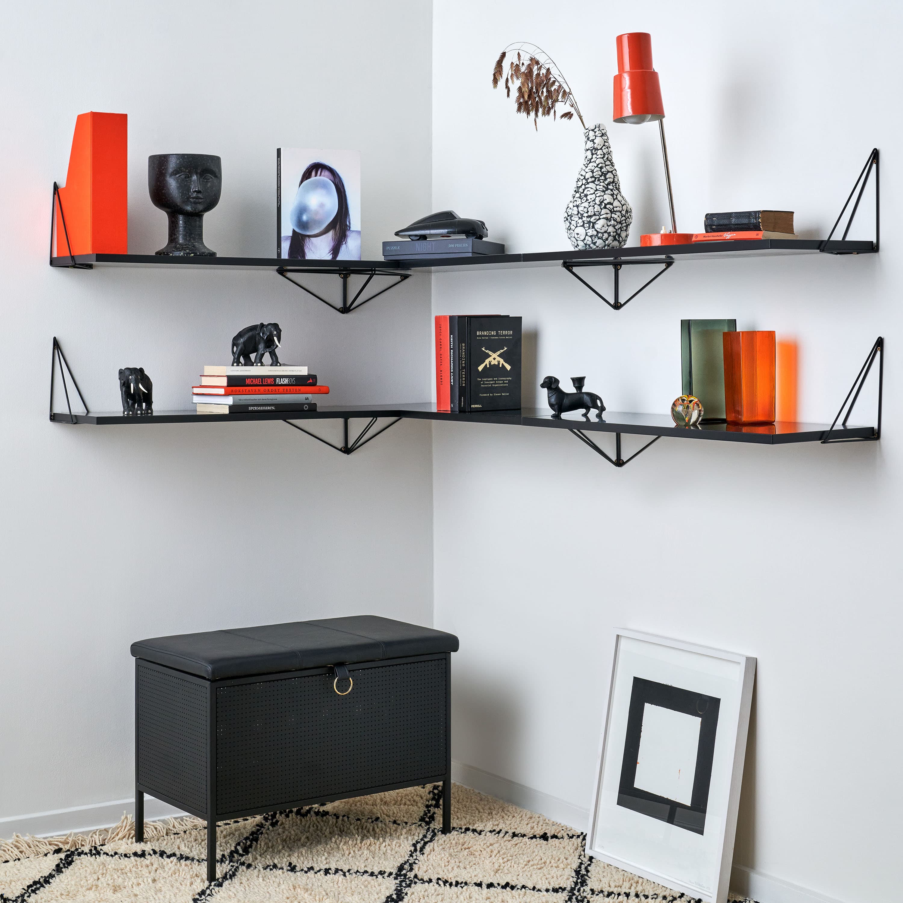 Pythagoras Shelf Ash 27x80cm