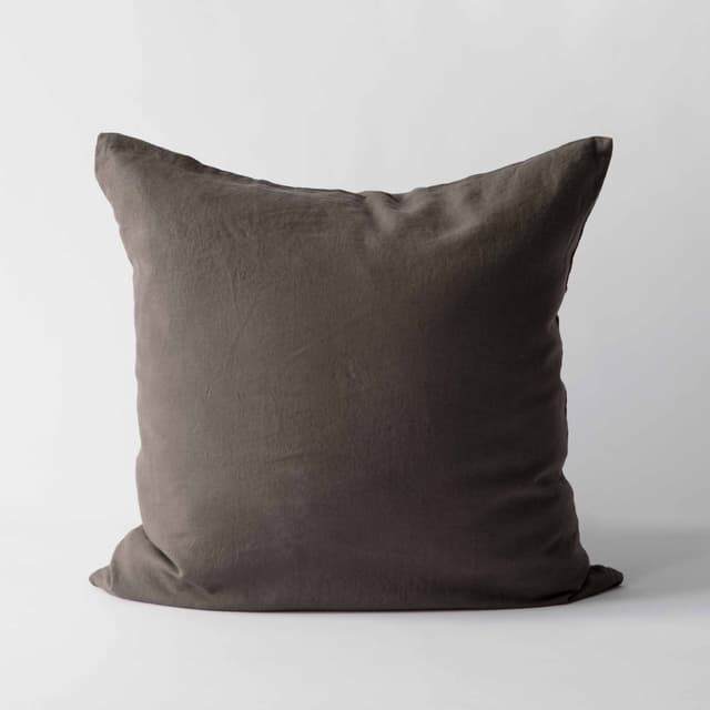 Kissenbezug/Kissenbezug Leinen Taupe 65x65
