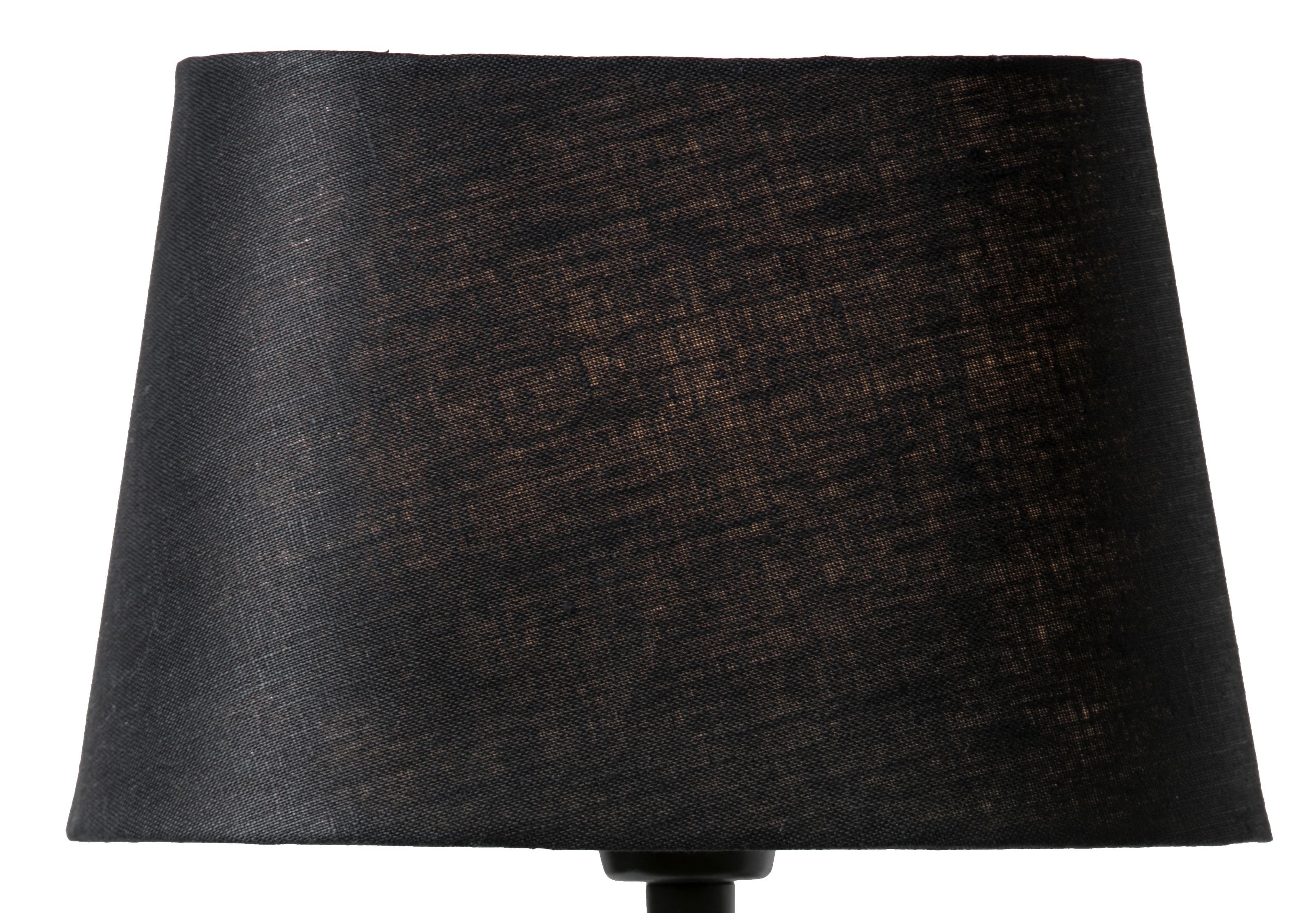 Basic Oval Lampskärm Black 26cm