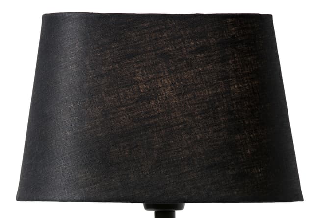 Basic Ovales Lampenschirm Schwarz 26 cm