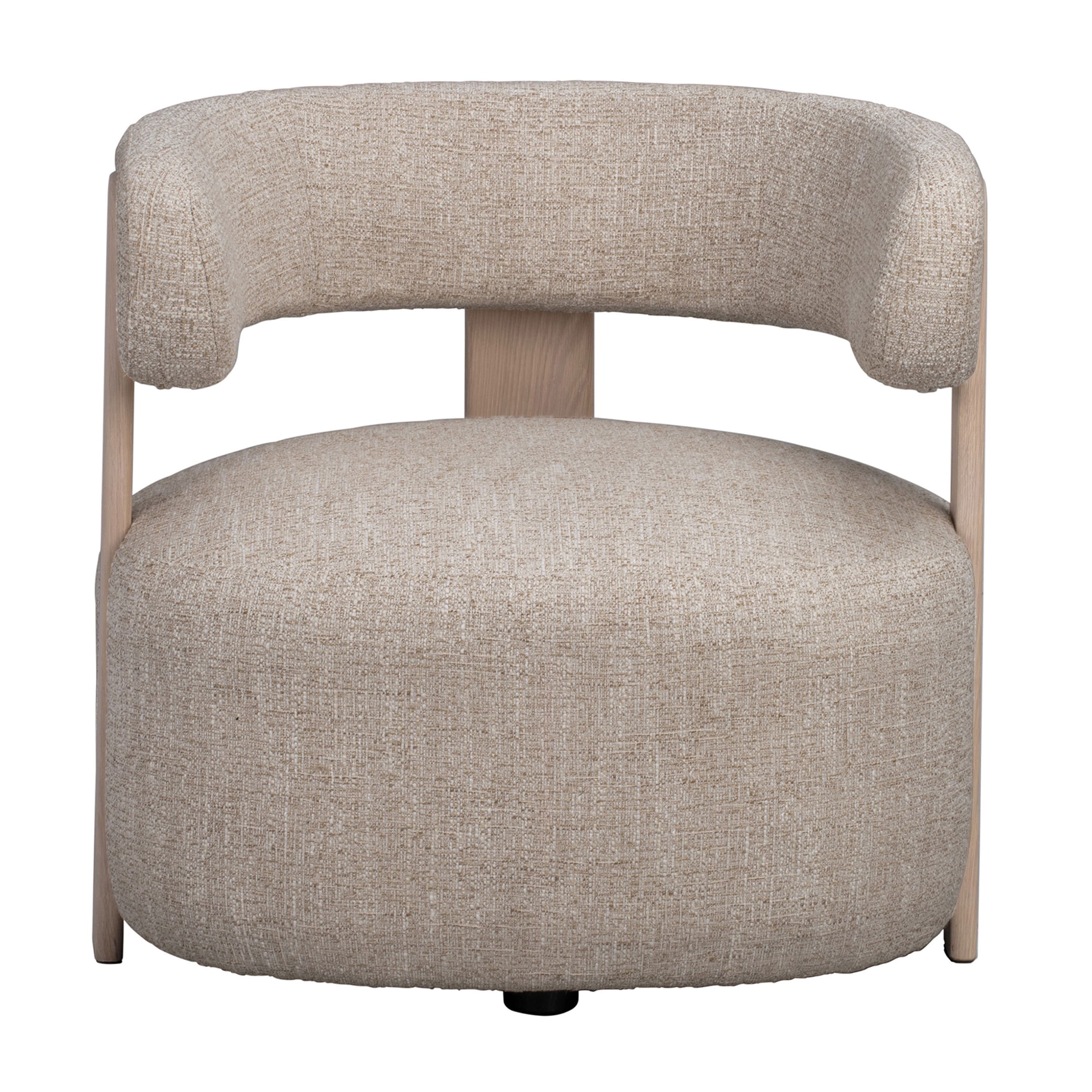 Jenison Loungesessel Hellbeige/Weißpigmentiert