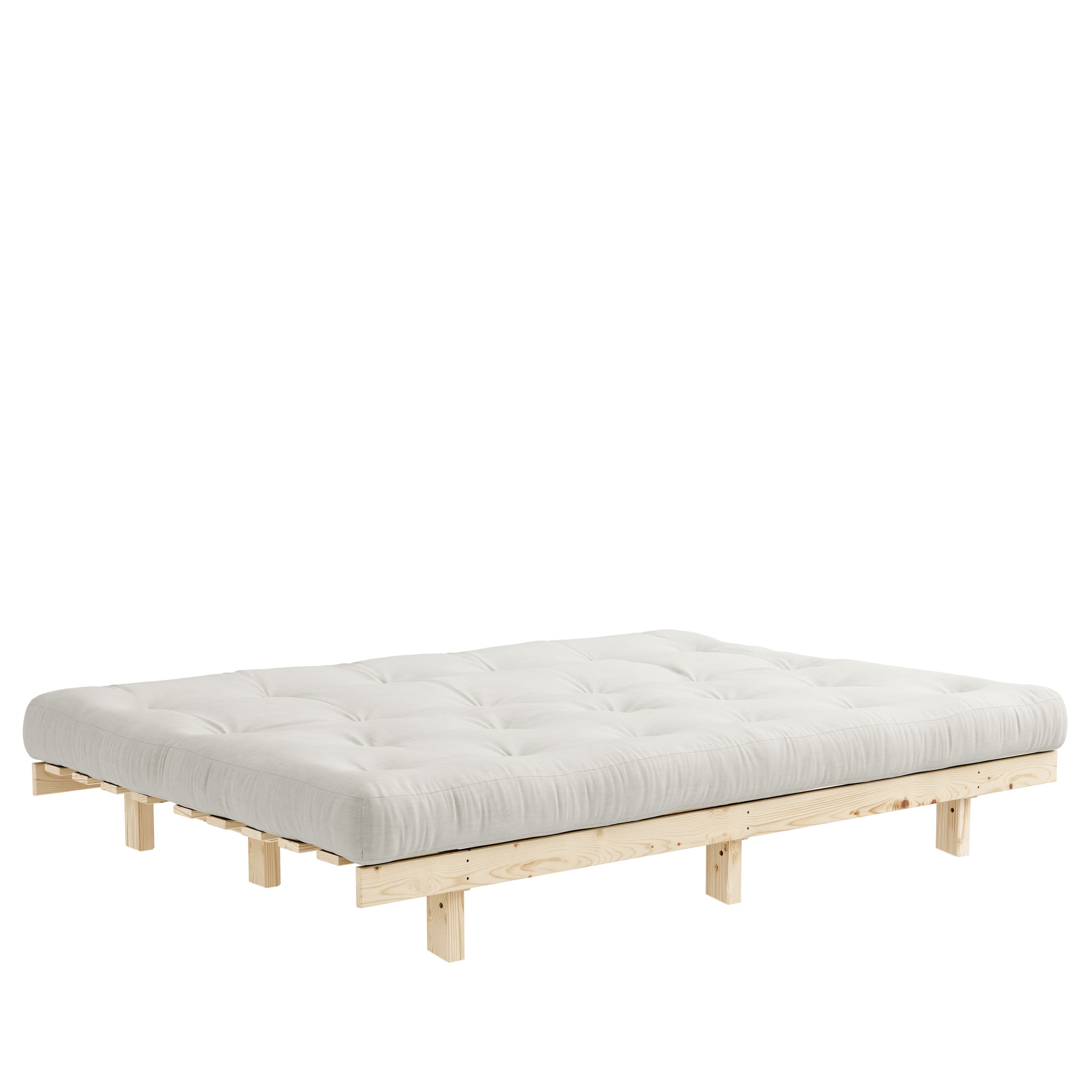 Lean Raw Sofa Bed Natural 130x200