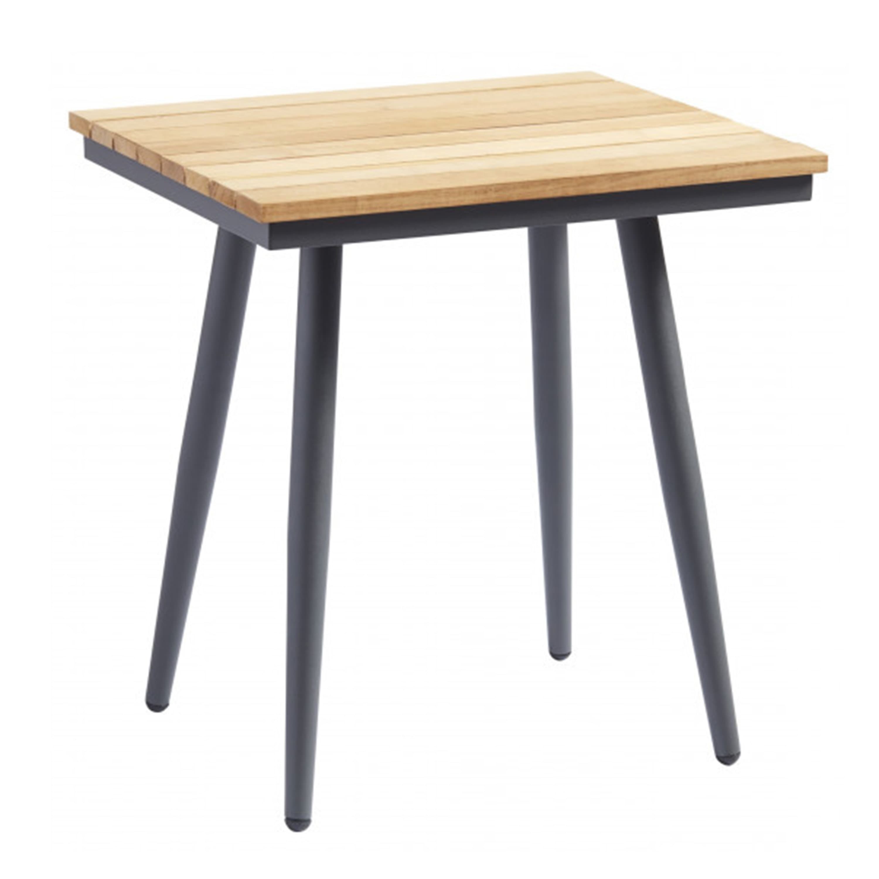 Rio Side Table Anthracite/Teak 50x45