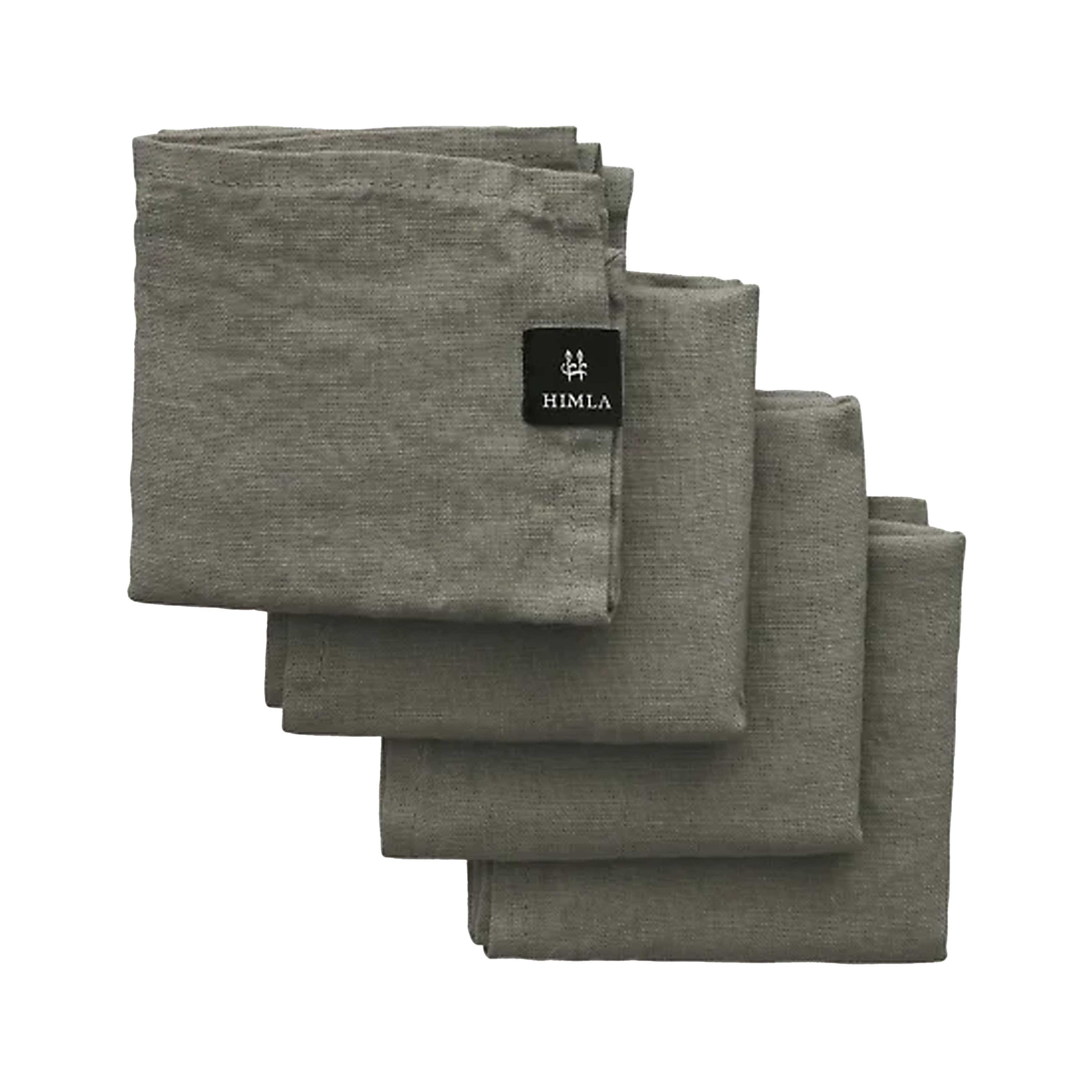 Sunshine Leinenserviette Charcoal 4er-Pack