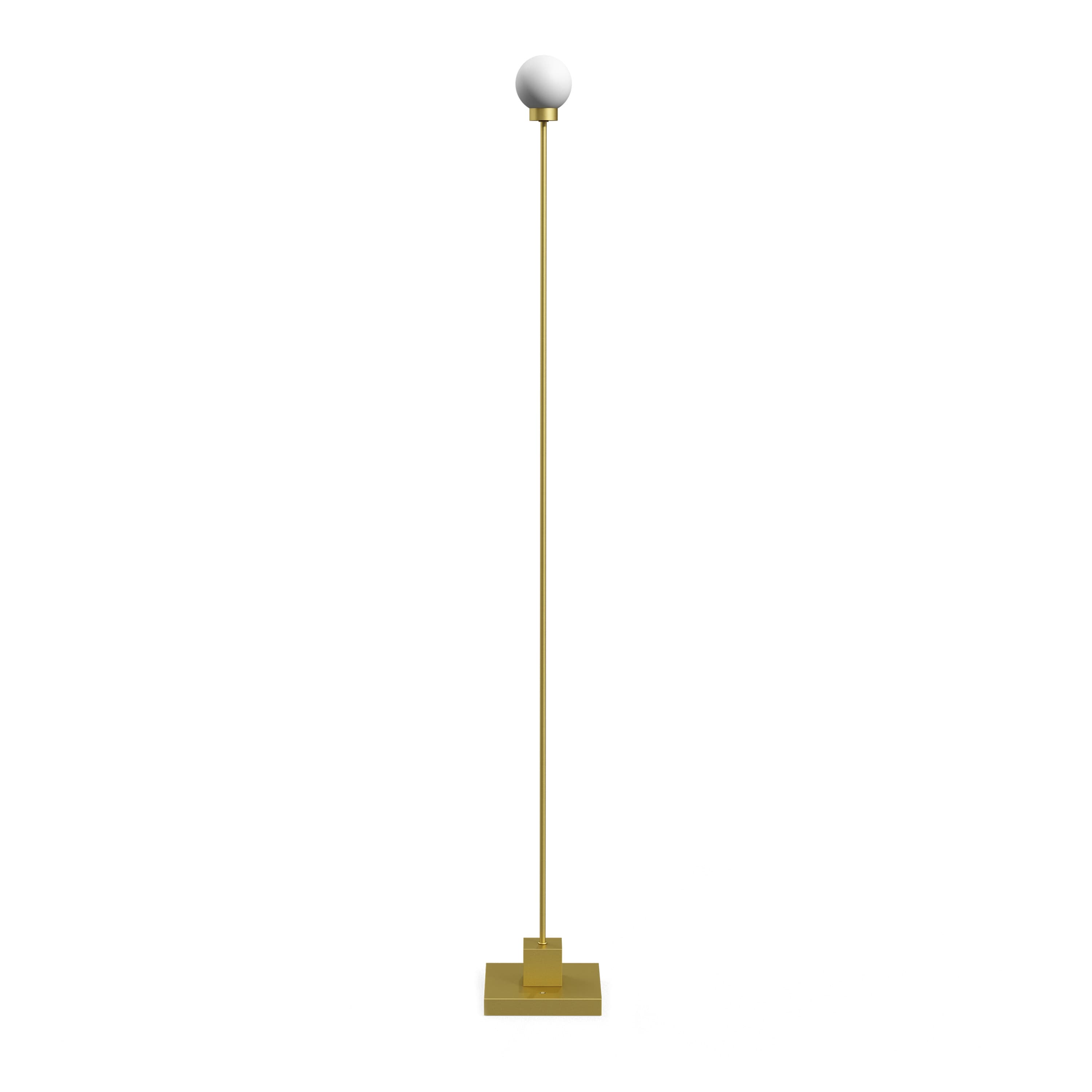 Snowball Stehlampe Tragbar Messing