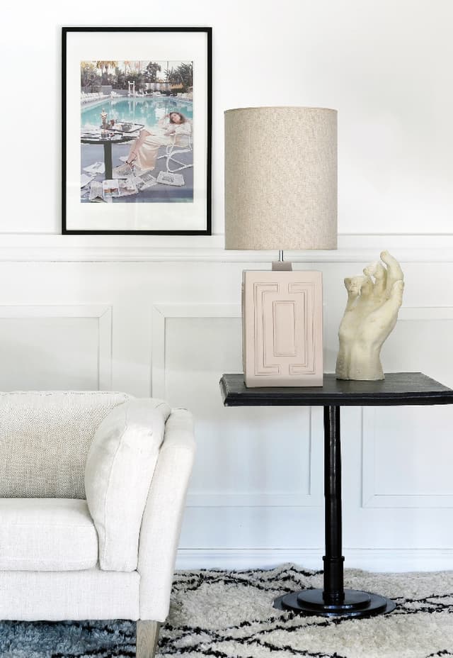 Stucco Lamp base