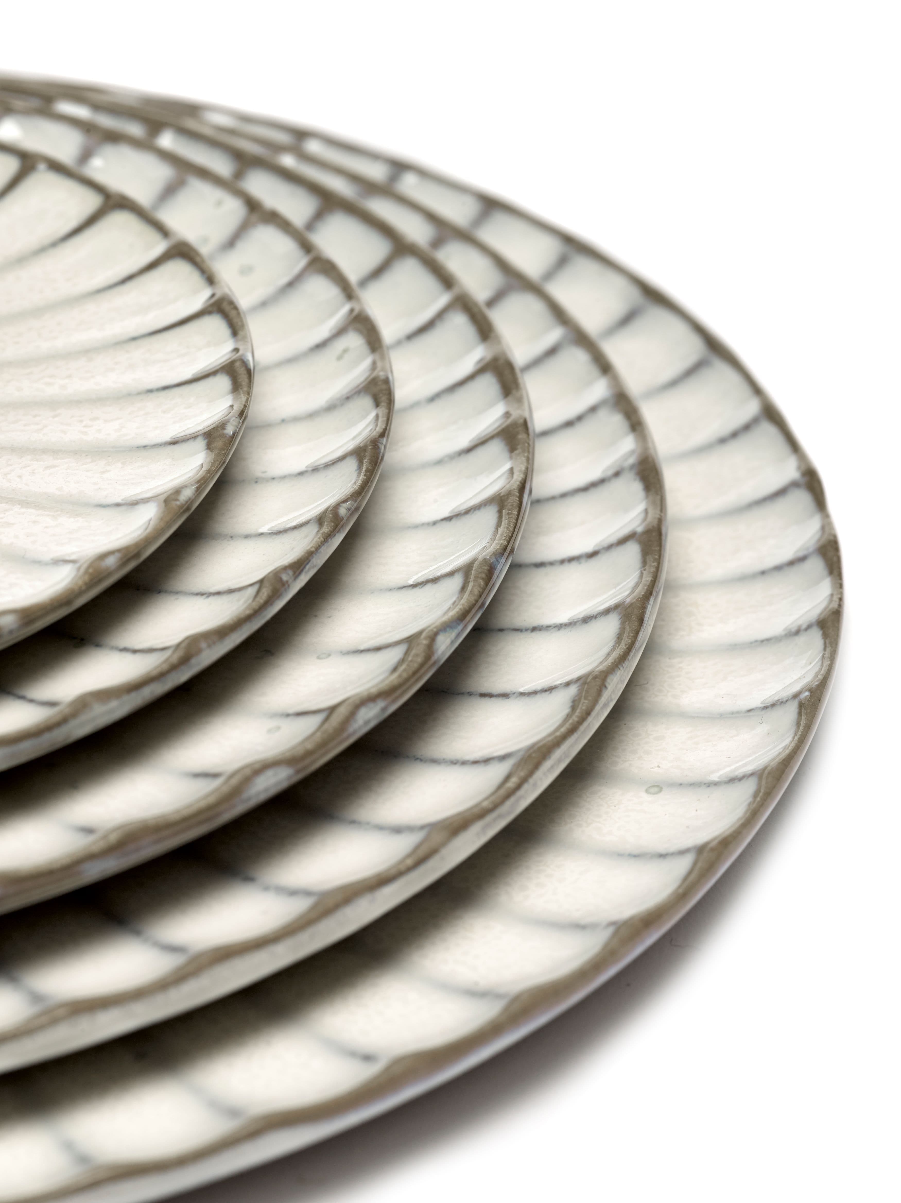 Inku Platter White 15cm 4-pack