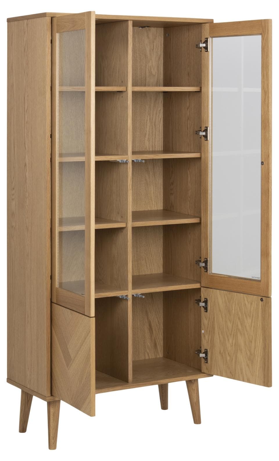 Nicki Vitrineschrank Eiche