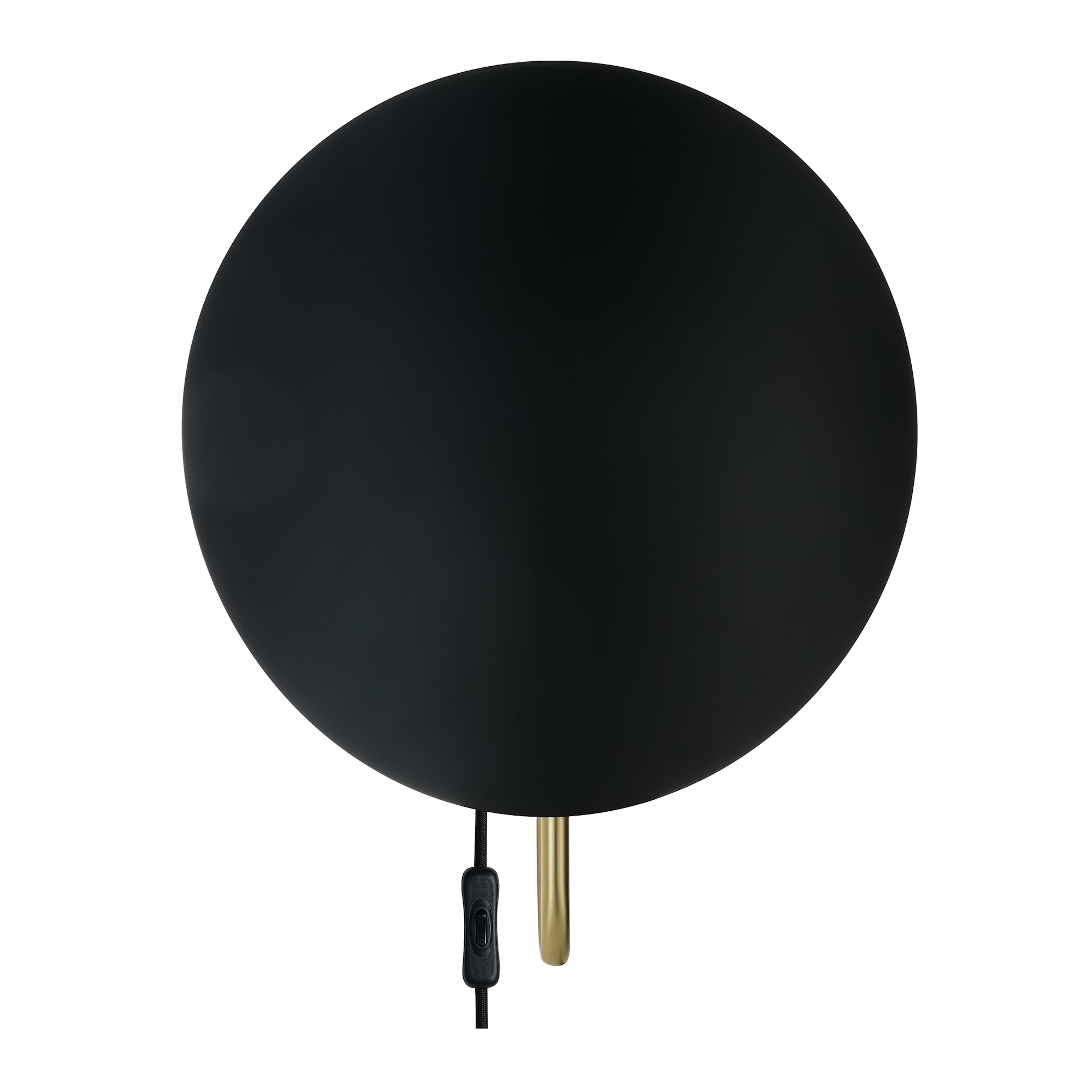 Spargo Wandlampe Schwarz/Messing