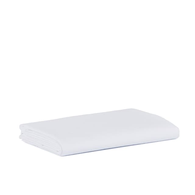 Pousada Flat Sheet Organic Percale White 270x270