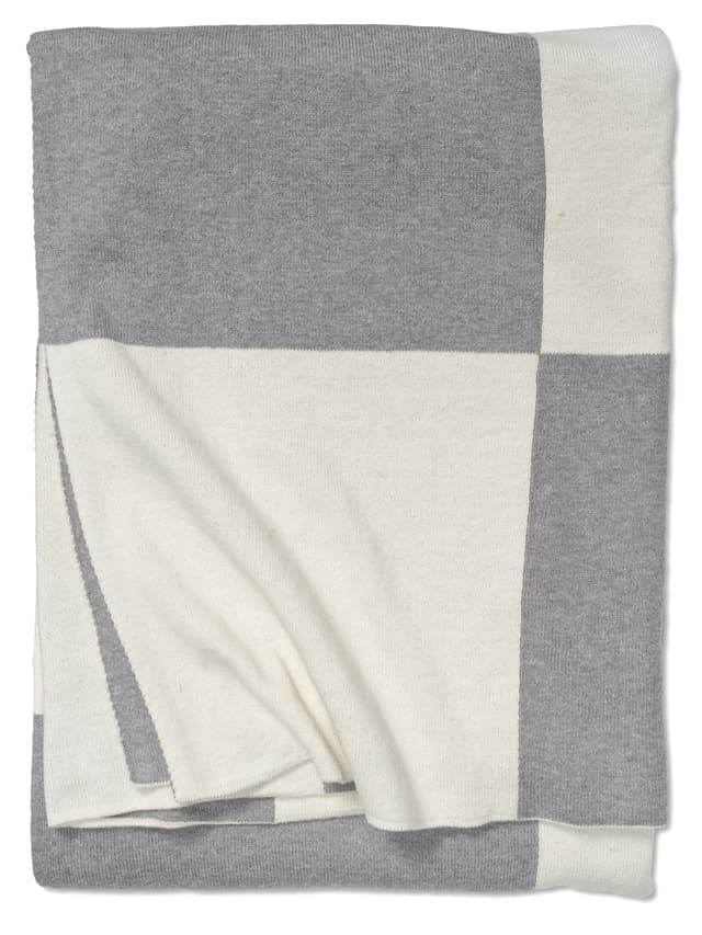 Square Throw Grey 130x170