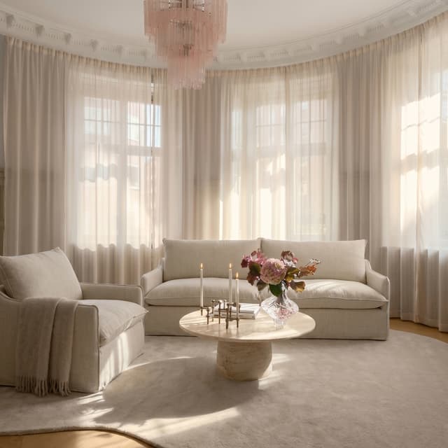 Grace 3-Sitzer Sofa Light Linen 220 cm