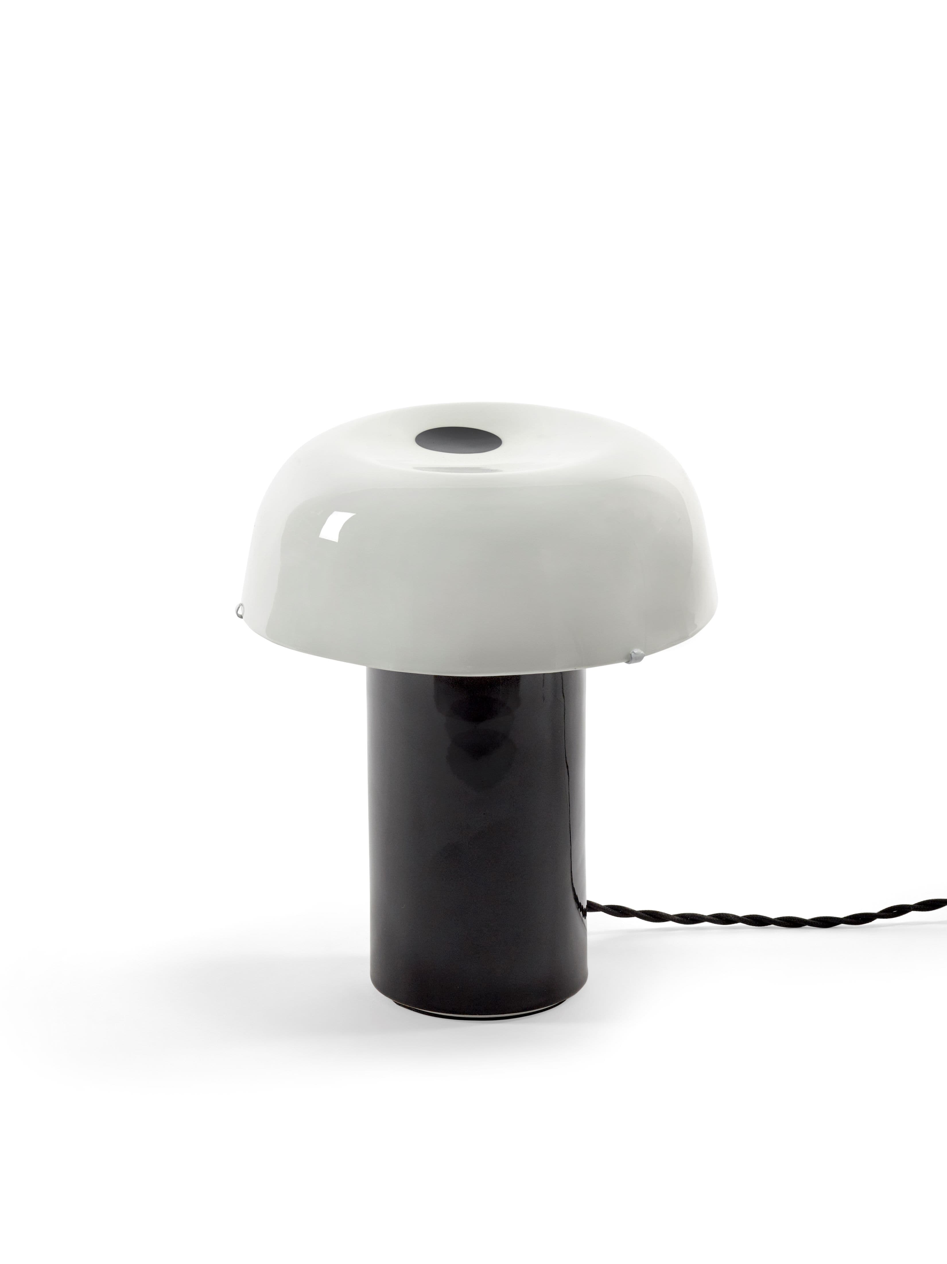 Celine Tischlampe Weiß/Schwarz Nr. 2