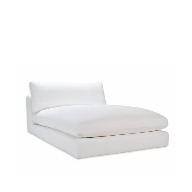 Capri 1,5-Sitzer Divanmodul Weiß 120x184
