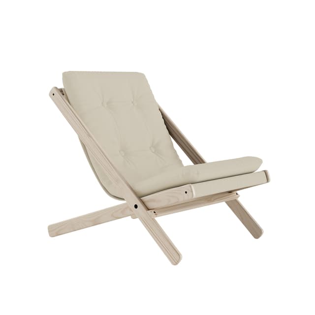 Boogie Loungestuhl Natur/Beige