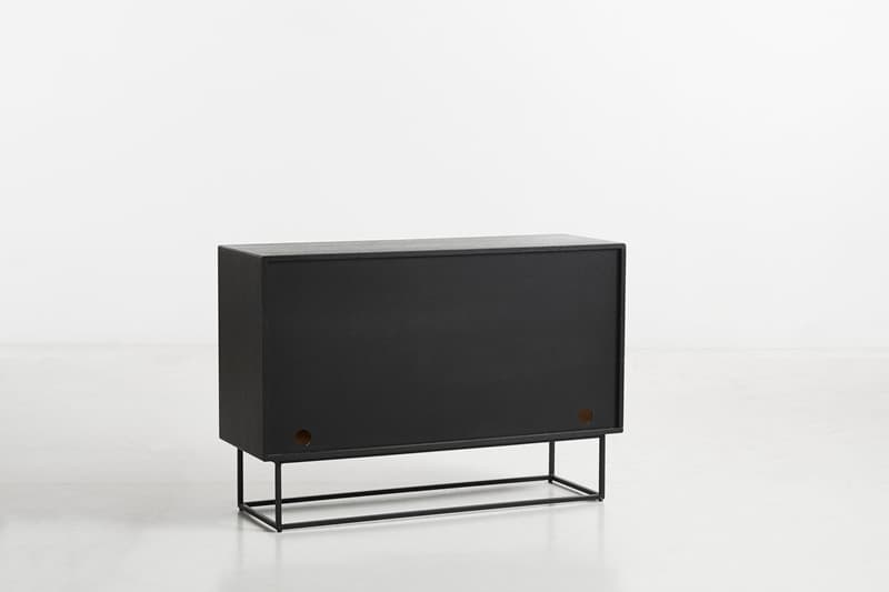 Virka Schwarz/Eiche Sideboard 120x82