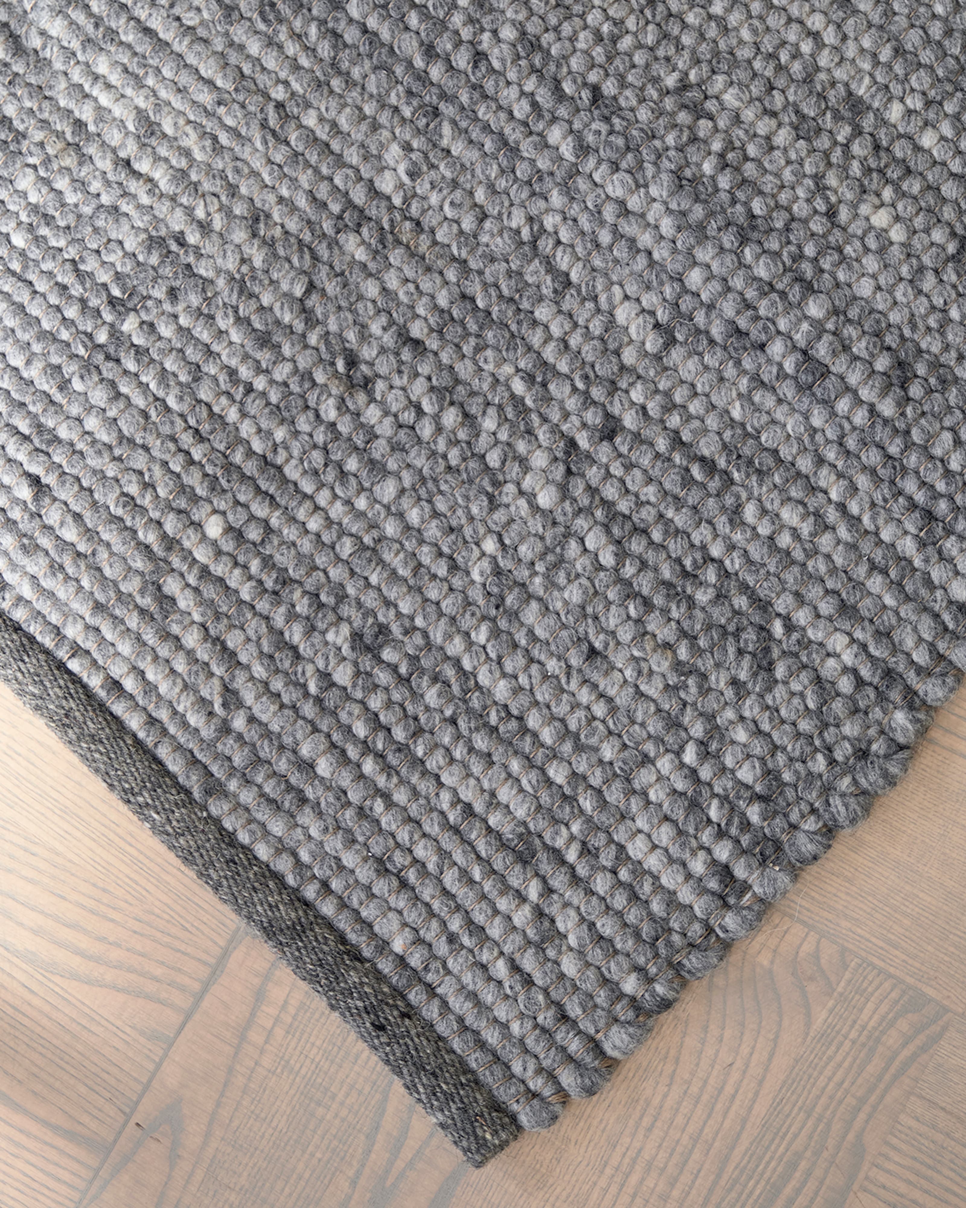 Merino Läufer Granit 80x150