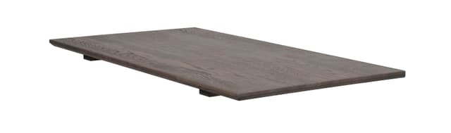 Filippa End extension leaf Dark Brown Oak 90x50