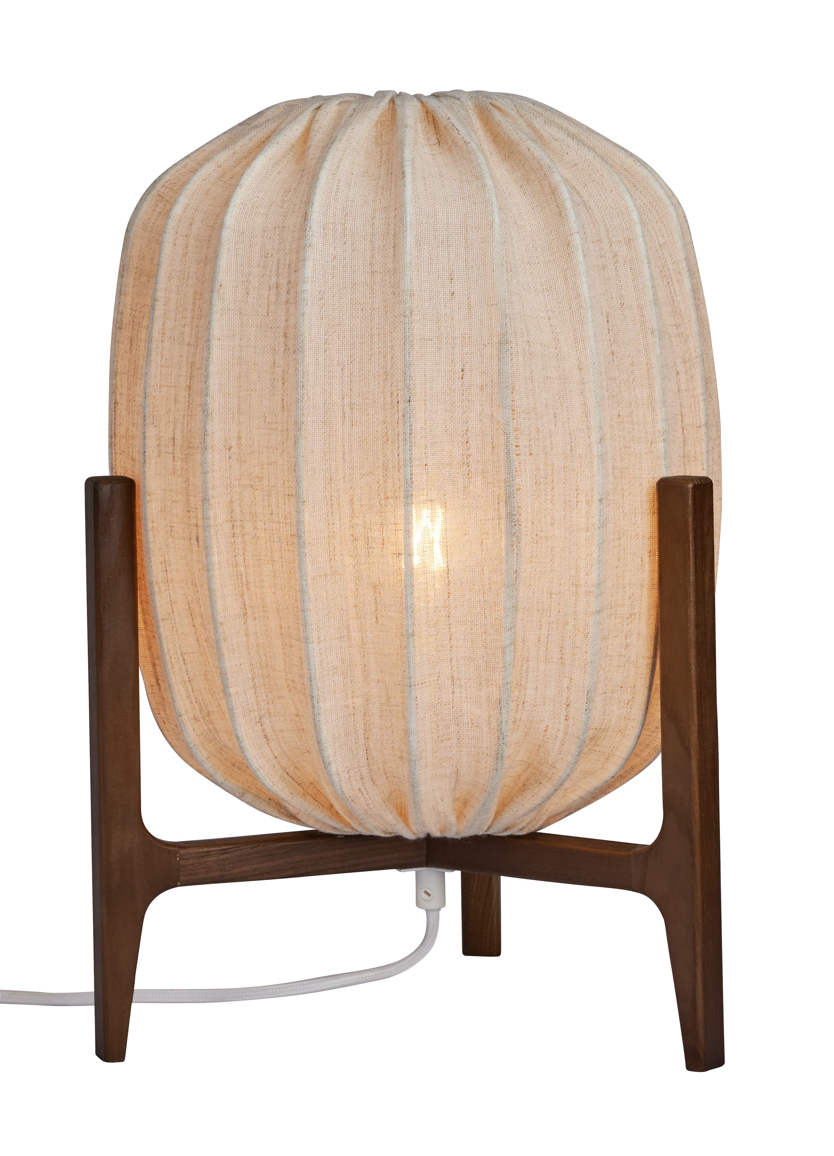 Prisma Tischleuchte Dark Ash/Natural 41cm