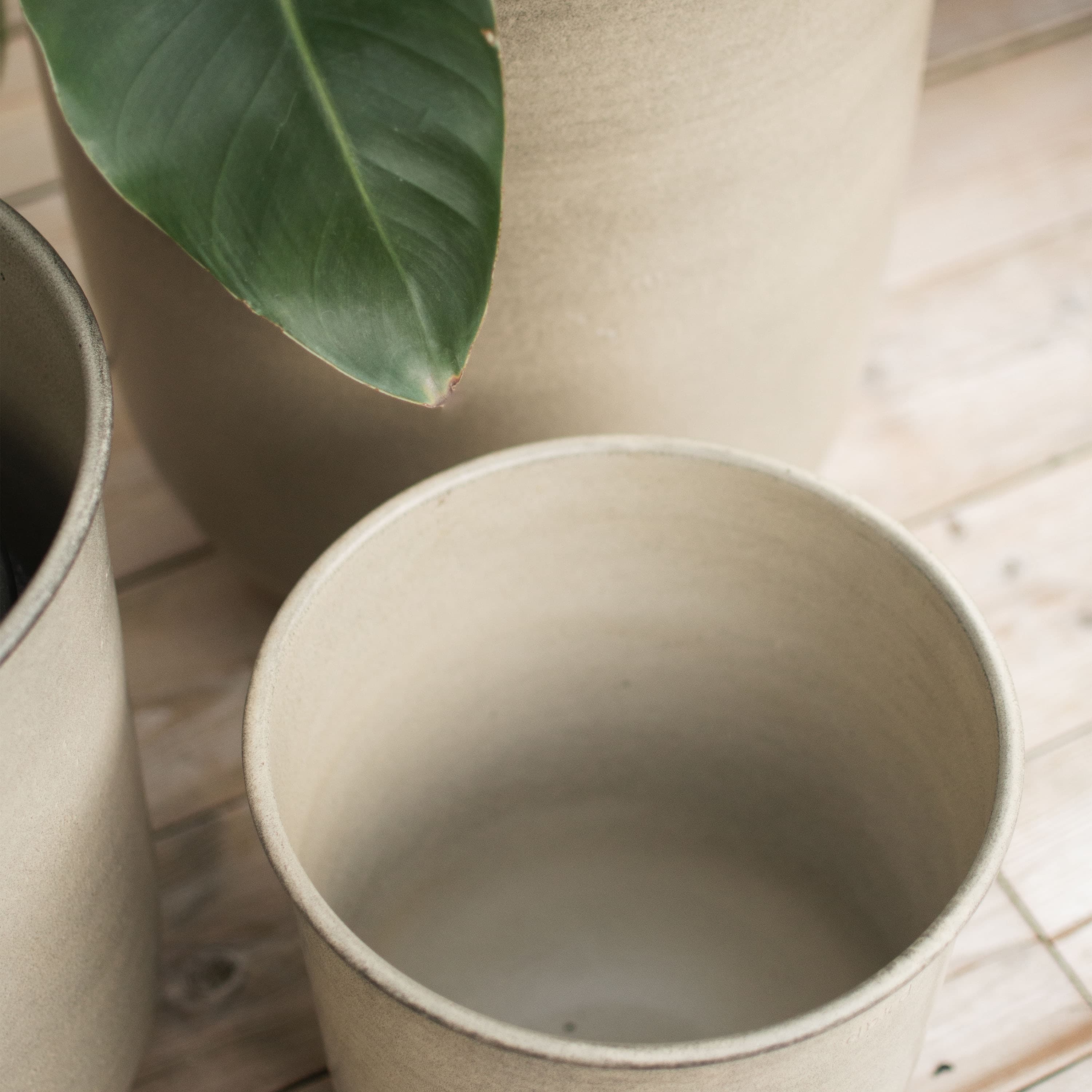 Out Pot Beige Set of 3