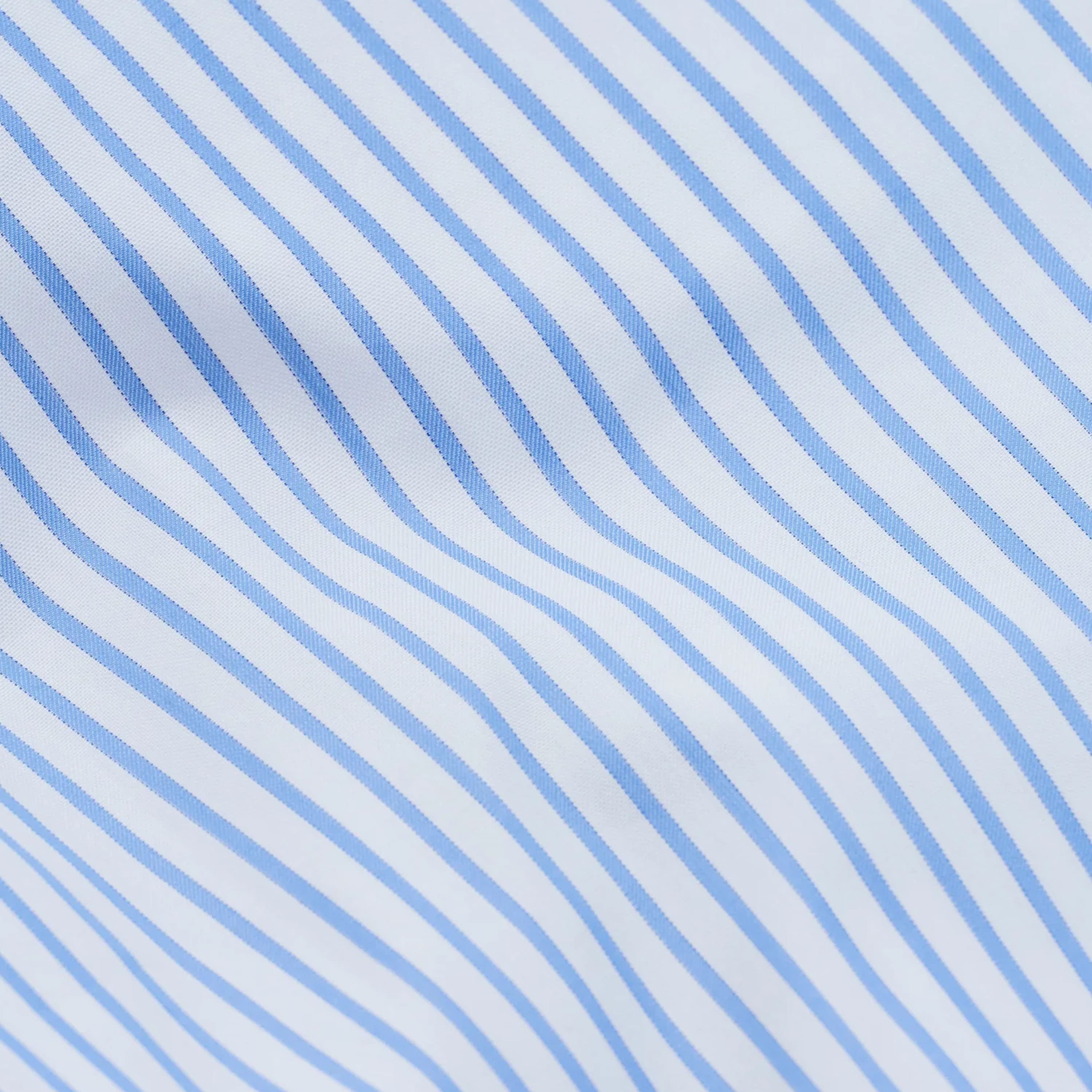 Wall Street Oxford Pillowcase Striped Light Blue 50x60