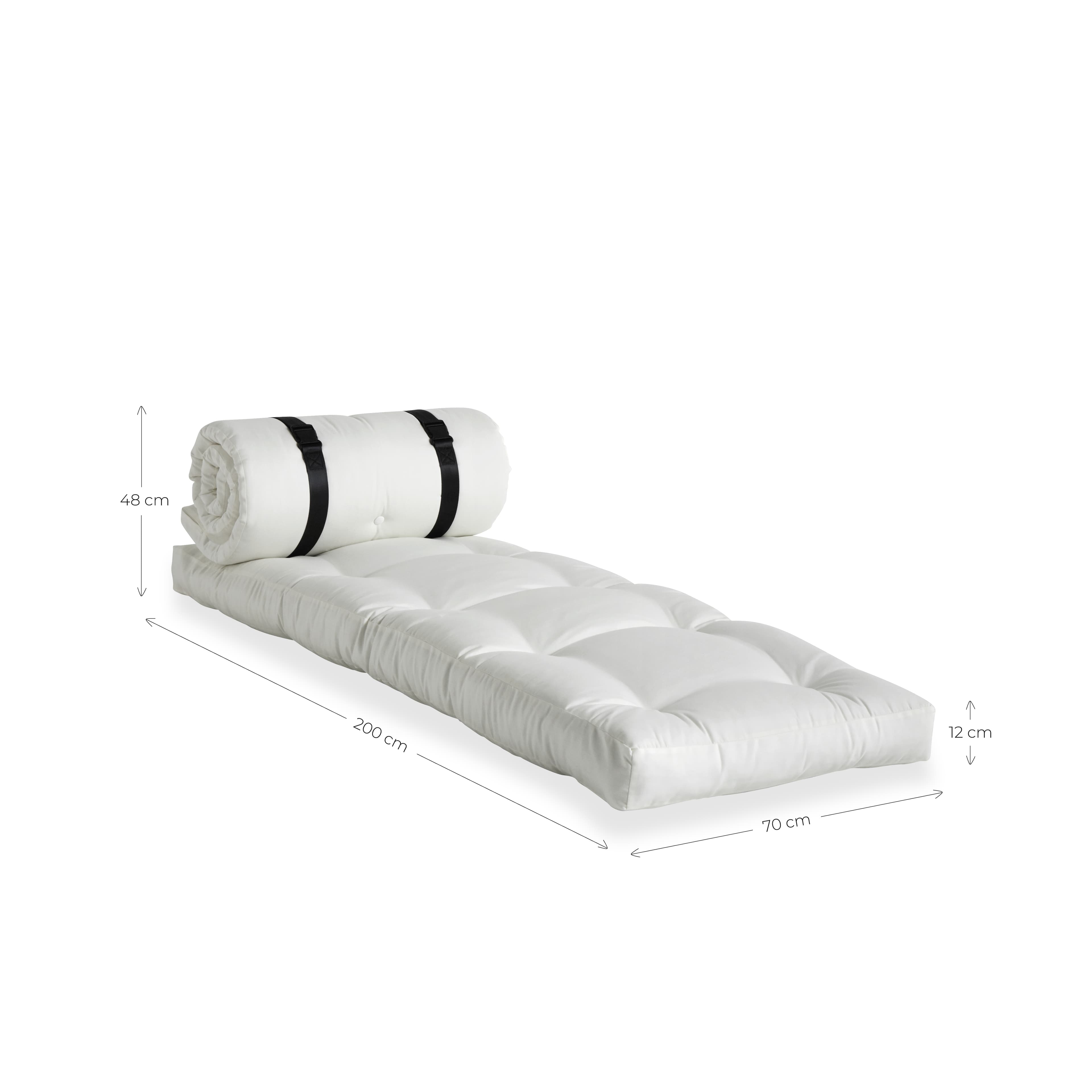 Buckle-Up Outdoor-Loungematratze Beige