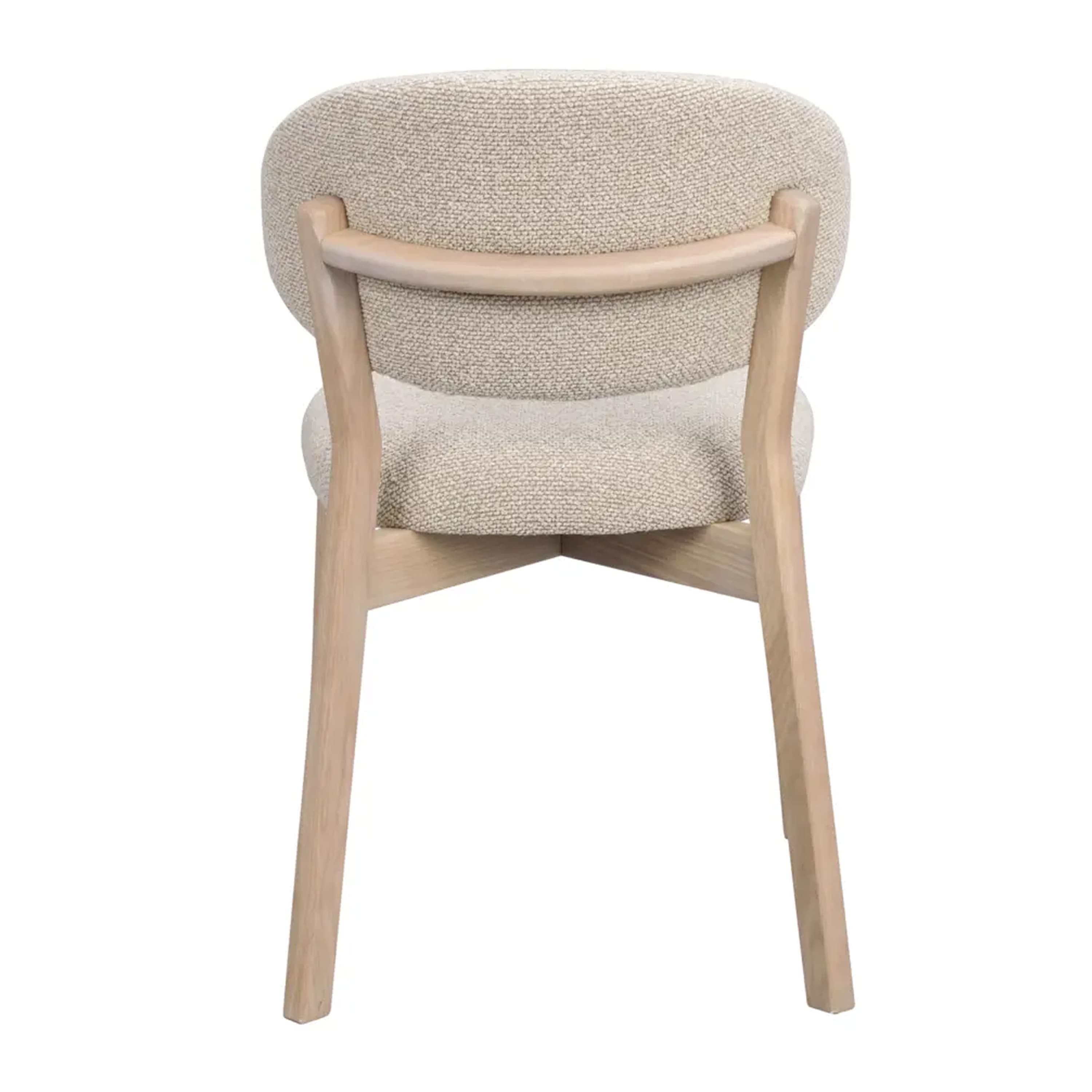 Patterson Matstol Beige/Vitpigmenterad Ek