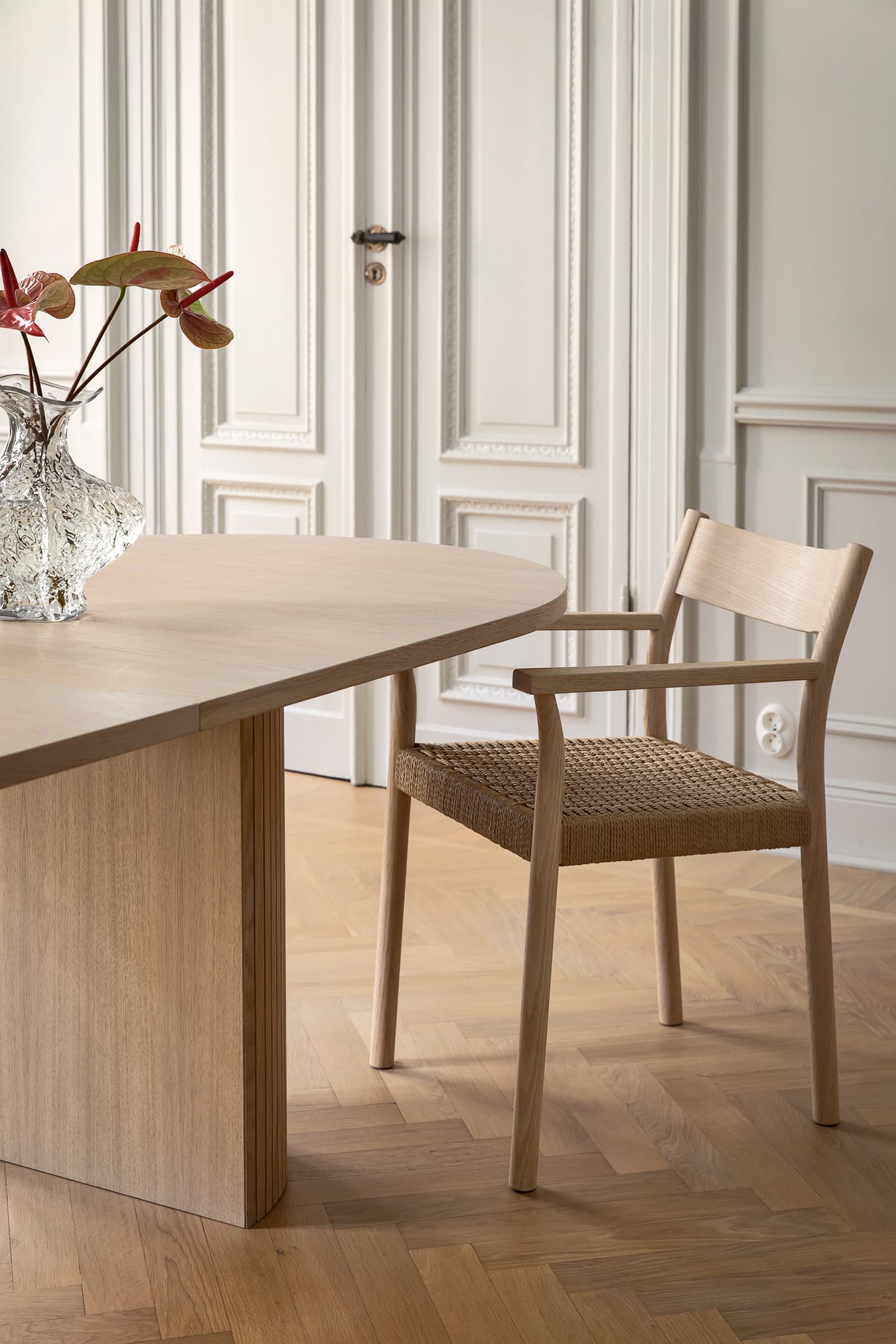 Colin Dining Armchair White Oiled Oak