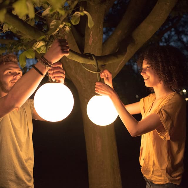 Portable Lamp Light Grey