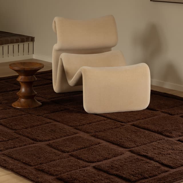 Wandel Wool Rug Brown 200x300