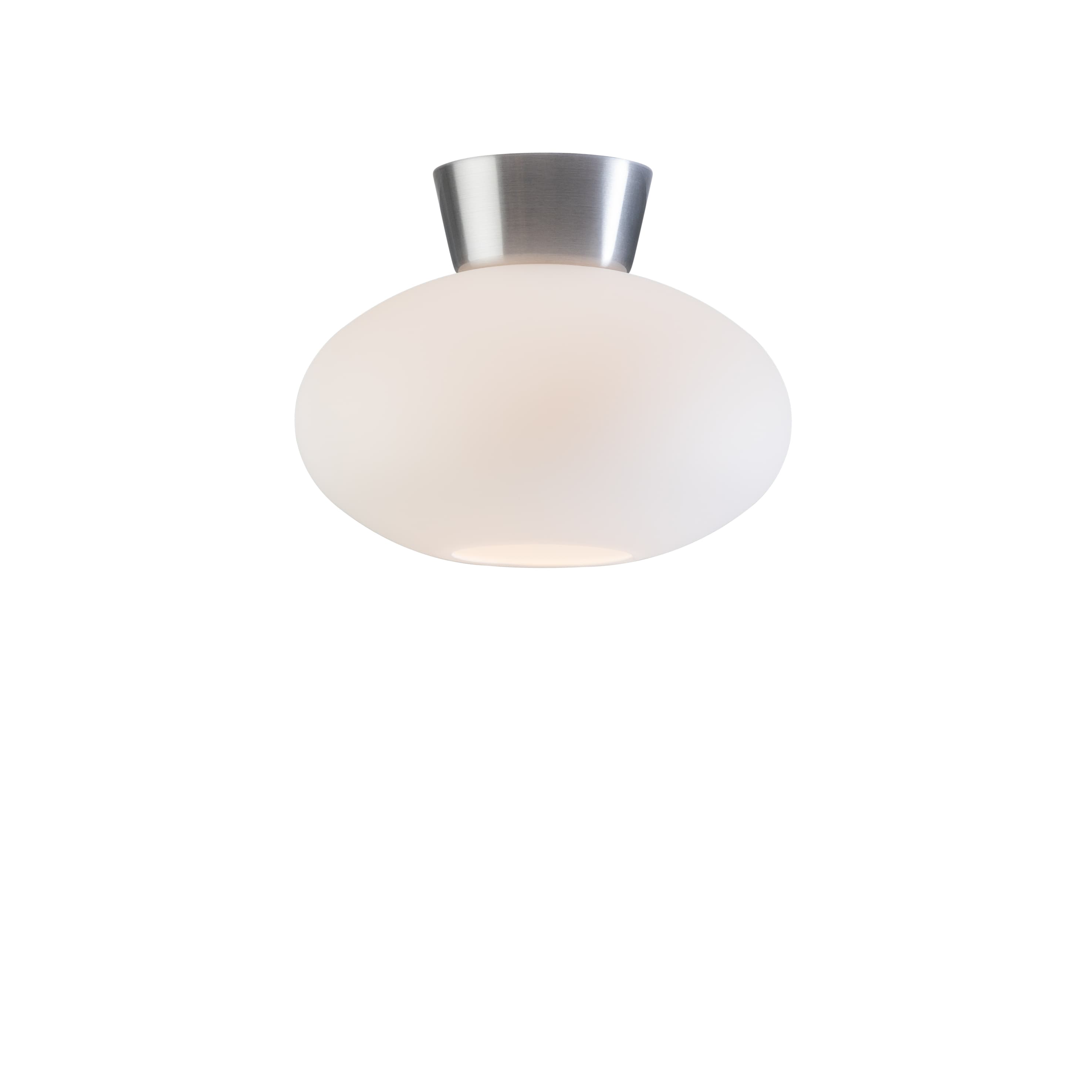 Bullo Deckenleuchte Opal/Aluminium