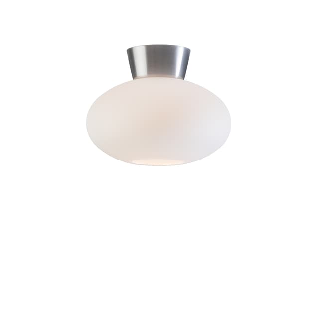 Bullo Ceiling Light Opal/Aluminium