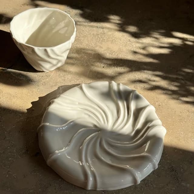 The Tides Platter White